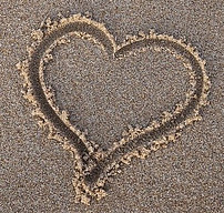 Honeymoon Period Type 1 Diabetes - heart in sand